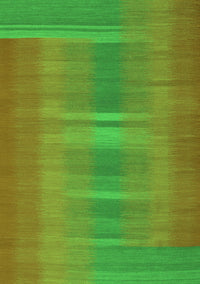 Abstract Green Contemporary Rug, con2572grn