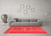 Contemporary Red Washable Rugs