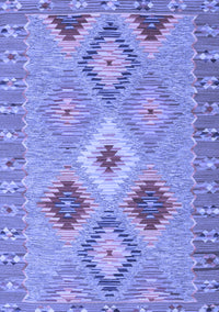 Southwestern Blue Country Rug, con2573blu