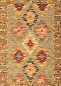 Southwestern Brown Country Rug, con2573brn