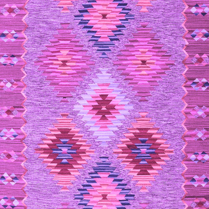 Machine Washable Southwestern Purple Country Area Rugs, wshcon2573pur