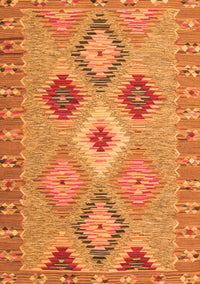 Southwestern Orange Country Rug, con2573org