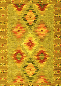 Southwestern Yellow Country Rug, con2573yw