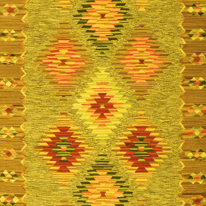 Southwestern Yellow Country Rug, con2573yw
