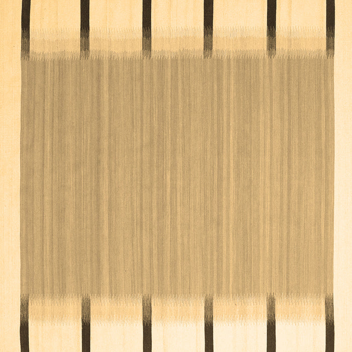 Square Machine Washable Abstract Brown Contemporary Rug, wshcon2574brn