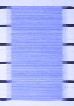 Abstract Blue Contemporary Rug, con2574blu