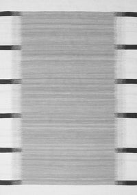 Abstract Gray Contemporary Rug, con2574gry