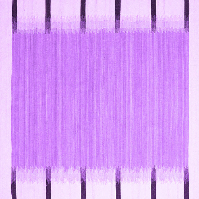 Square Machine Washable Abstract Purple Contemporary Area Rugs, wshcon2574pur