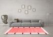 Contemporary Red Washable Rugs