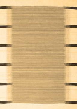 Abstract Brown Contemporary Rug, con2574brn