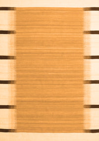 Abstract Orange Contemporary Rug, con2574org