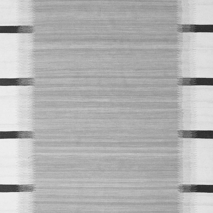 Serging Thickness of Machine Washable Abstract Gray Contemporary Rug, wshcon2574gry