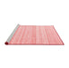 Contemporary Red Washable Rugs