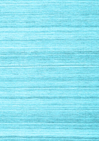 Abstract Light Blue Contemporary Rug, con2575lblu