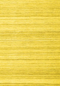 Abstract Yellow Contemporary Rug, con2575yw