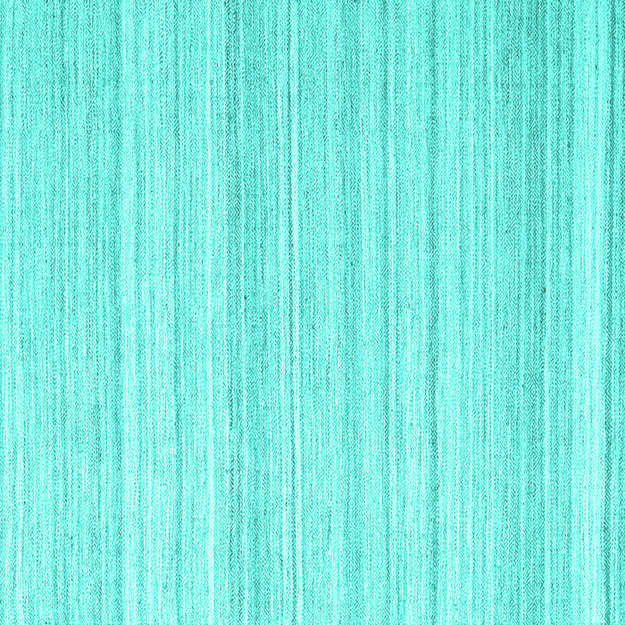 Square Abstract Turquoise Contemporary Rug, con2575turq
