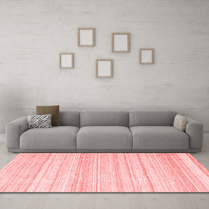 Contemporary Red Washable Rugs