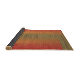 Sideview of Abstract Brown Contemporary Rug, con2576brn