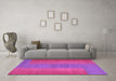 Machine Washable Abstract Purple Contemporary Area Rugs in a Living Room, wshcon2576pur