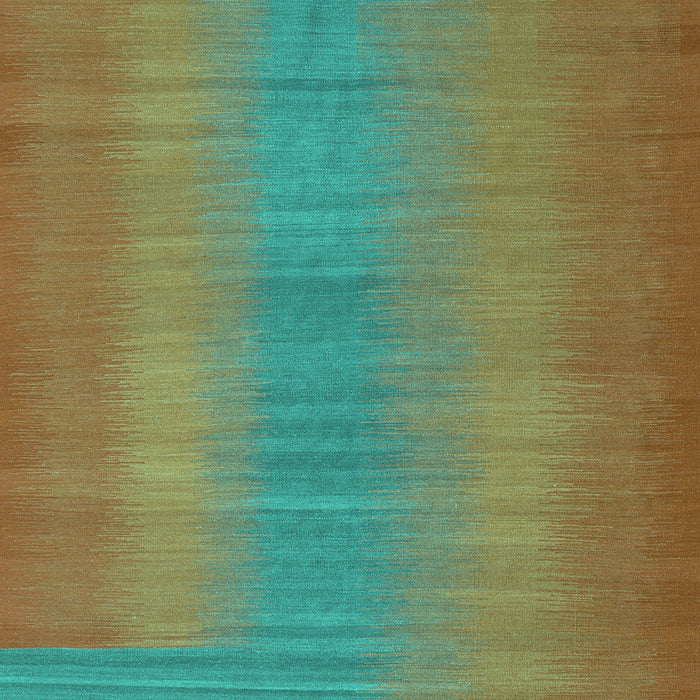 Machine Washable Abstract Turquoise Contemporary Area Rugs, wshcon2576turq