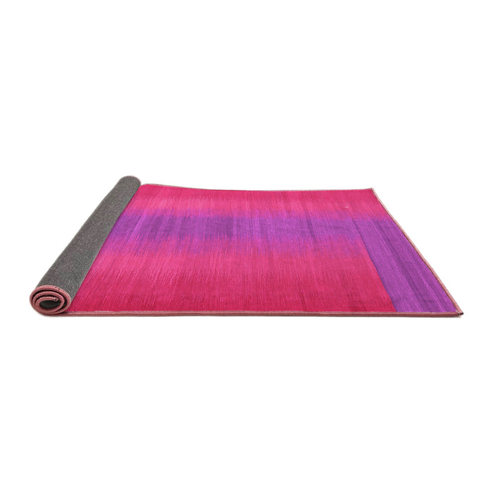 Sideview of Abstract Pink Contemporary Rug, con2576pnk