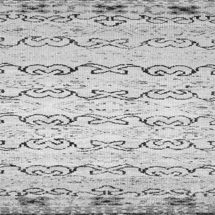 Serging Thickness of Machine Washable Abstract Gray Contemporary Rug, wshcon2577gry