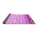 Sideview of Abstract Pink Contemporary Rug, con2577pnk