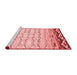 Contemporary Red Washable Rugs