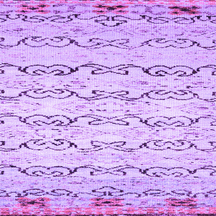 Abstract Purple Contemporary Rug, con2577pur