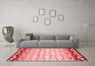 Contemporary Red Washable Rugs