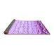 Sideview of Abstract Purple Contemporary Rug, con2577pur