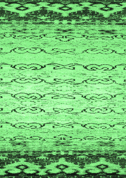 Abstract Emerald Green Contemporary Rug, con2577emgrn