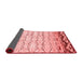 Abstract Red Contemporary Area Rugs