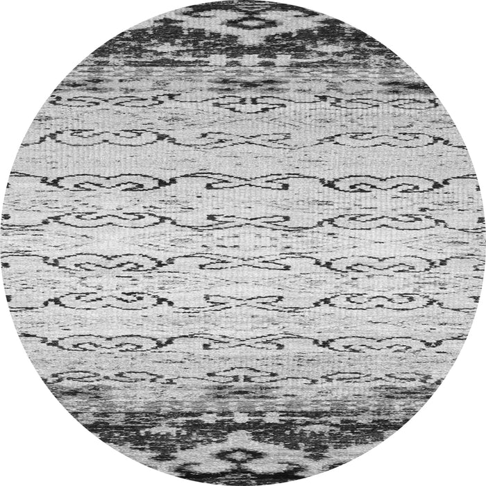 Machine Washable Abstract Gray Contemporary Rug, wshcon2577gry