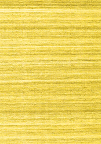 Solid Yellow Modern Rug, con2578yw