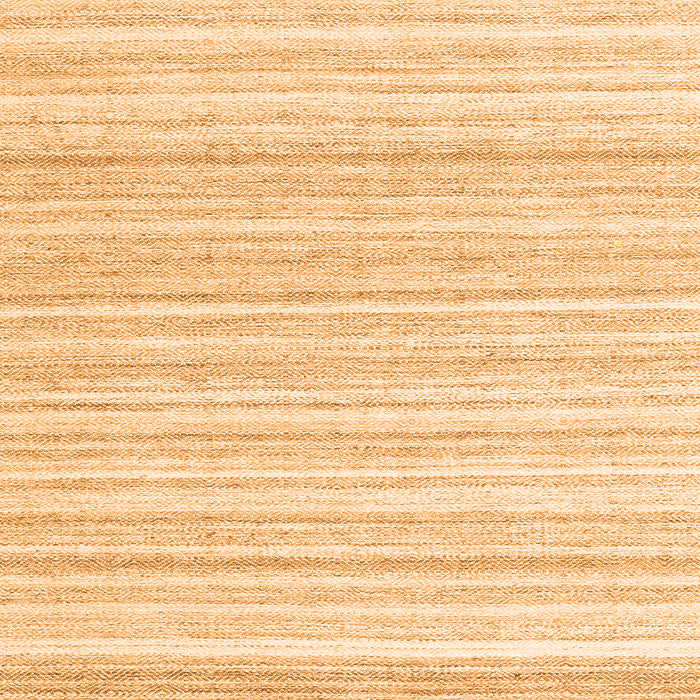 Round Machine Washable Solid Orange Modern Area Rugs, wshcon2578org