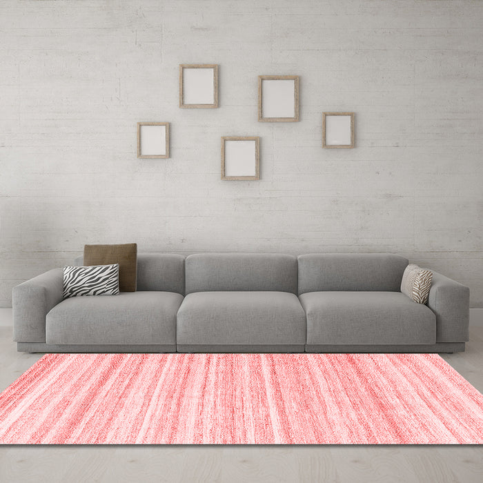 Modern Red Washable Rugs