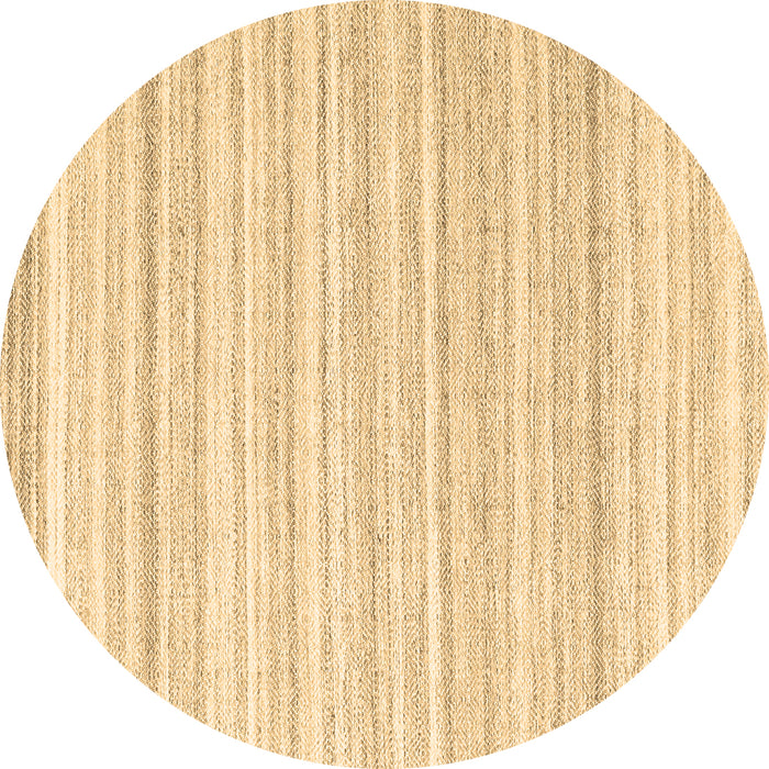 Round Machine Washable Solid Brown Modern Rug, wshcon2578brn