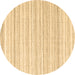 Round Solid Brown Modern Rug, con2578brn