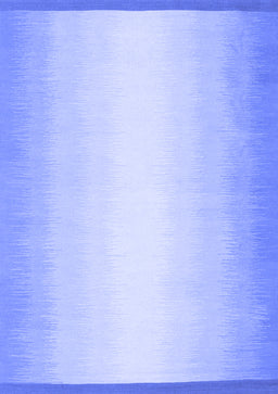 Abstract Blue Contemporary Rug, con2579blu