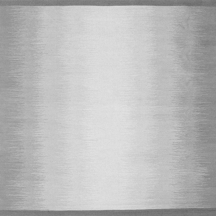 Round Machine Washable Abstract Gray Contemporary Rug, wshcon2579gry