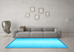 Machine Washable Abstract Light Blue Contemporary Rug in a Living Room, wshcon2579lblu