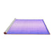 Sideview of Machine Washable Abstract Purple Contemporary Area Rugs, wshcon2579pur