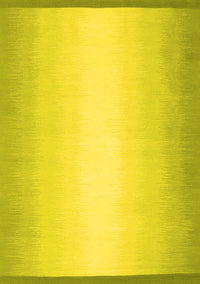 Abstract Yellow Contemporary Rug, con2579yw