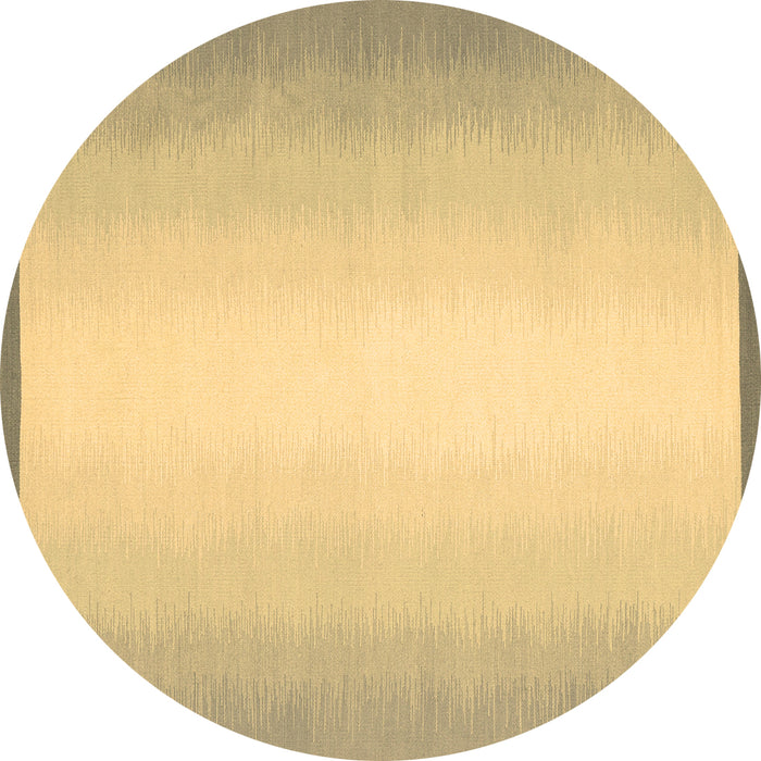 Round Machine Washable Abstract Brown Contemporary Rug, wshcon2579brn