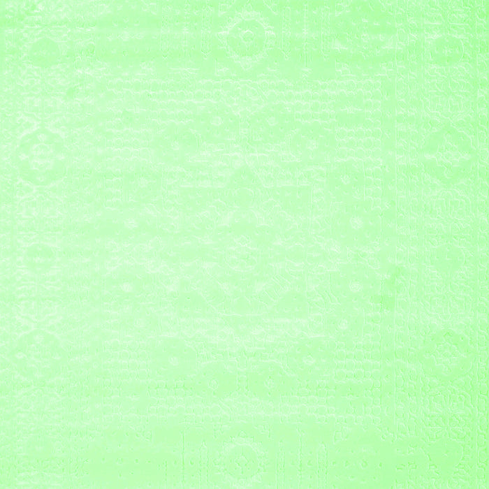 Serging Thickness of Machine Washable Abstract Green Contemporary Area Rugs, wshcon257grn