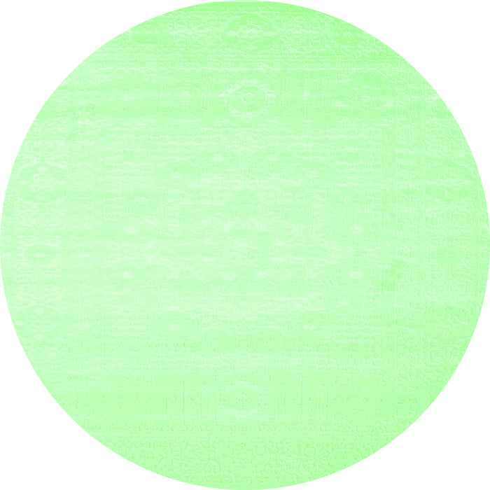 Machine Washable Abstract Green Contemporary Area Rugs, wshcon257grn