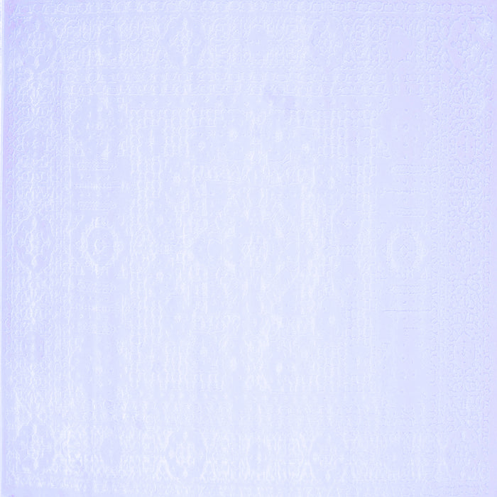 Square Machine Washable Abstract Blue Contemporary Rug, wshcon257blu