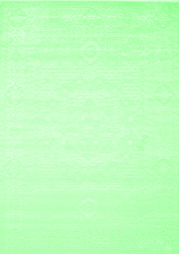 Abstract Emerald Green Contemporary Rug, con257emgrn