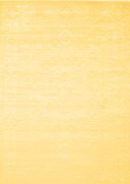 Abstract Brown Contemporary Rug, con257brn